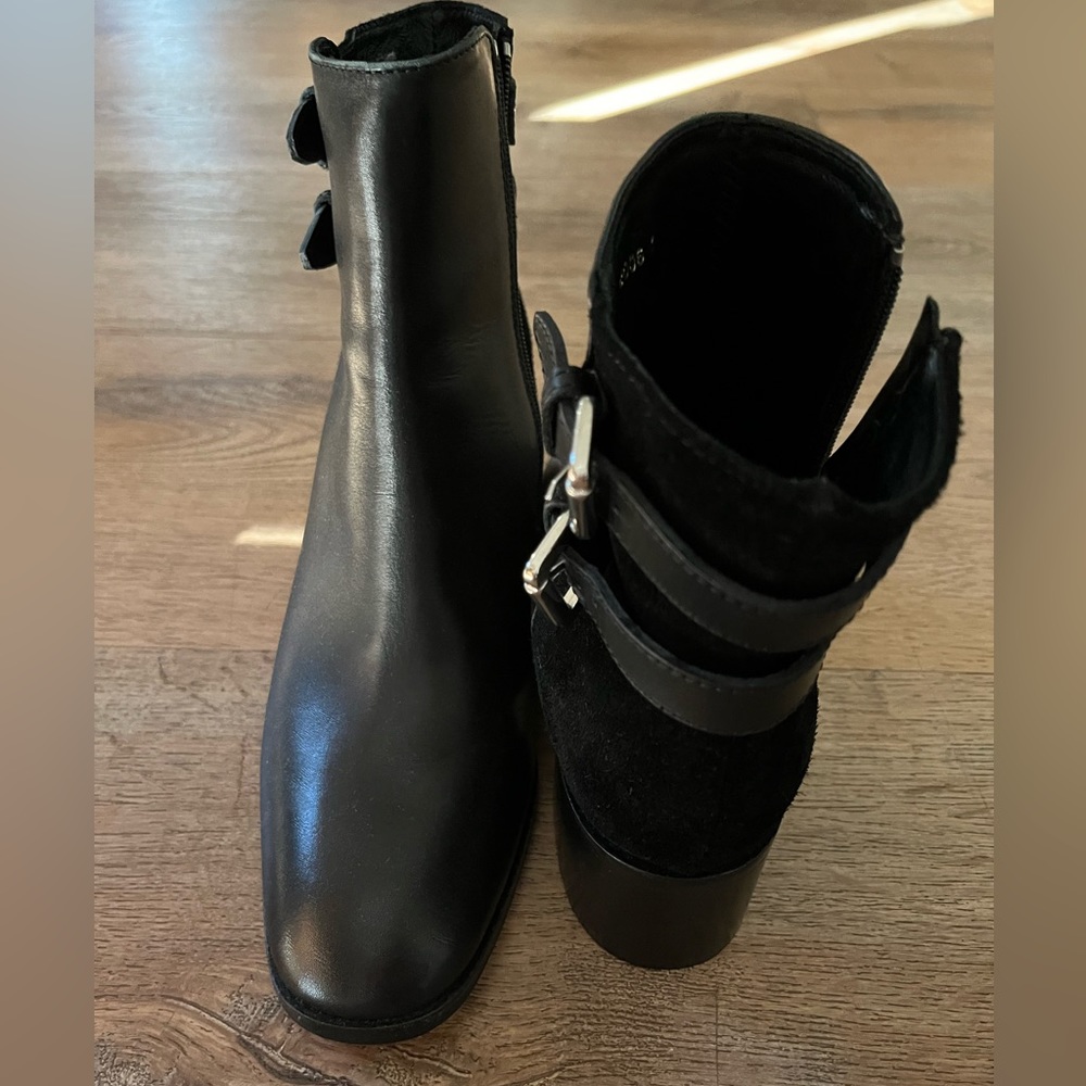 Grigiarancio Italian black leather ankle boots NWT size 39